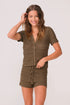 PQ Swim Olive Lee Crochet Top